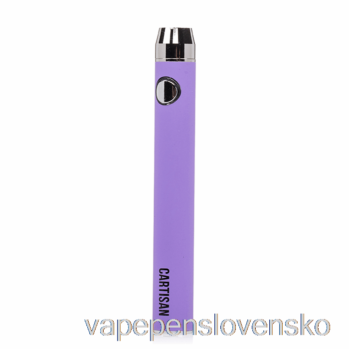 Cartisan Button Vv 900 Dual Charge 510 Bateria [micro] Purple Vape Slovensko